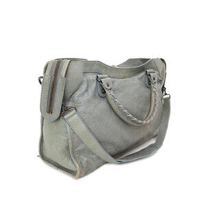 Balenciaga The Leather Shoulder City Bag